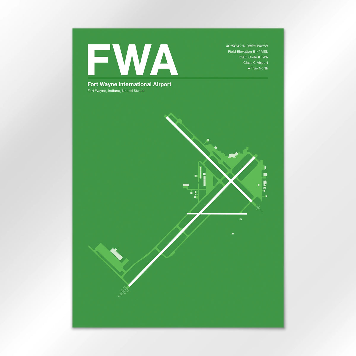 FWA Airport Diagram
