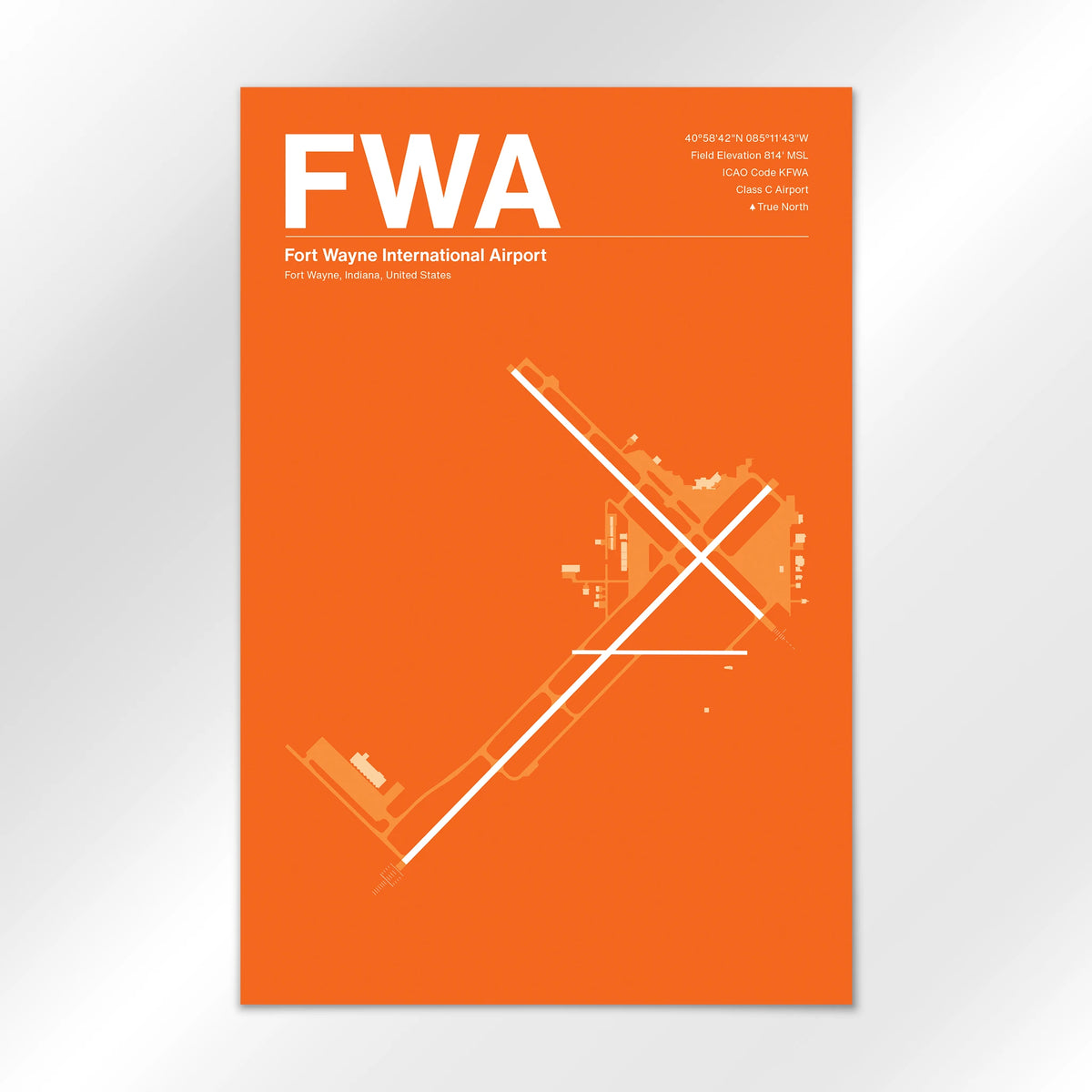 FWA Airport Diagram