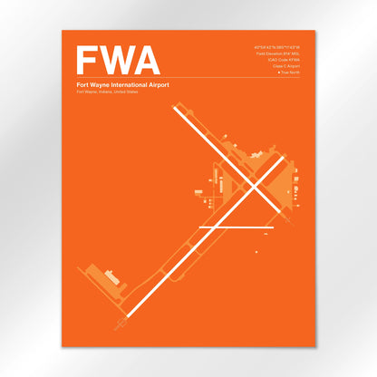 FWA Airport Diagram