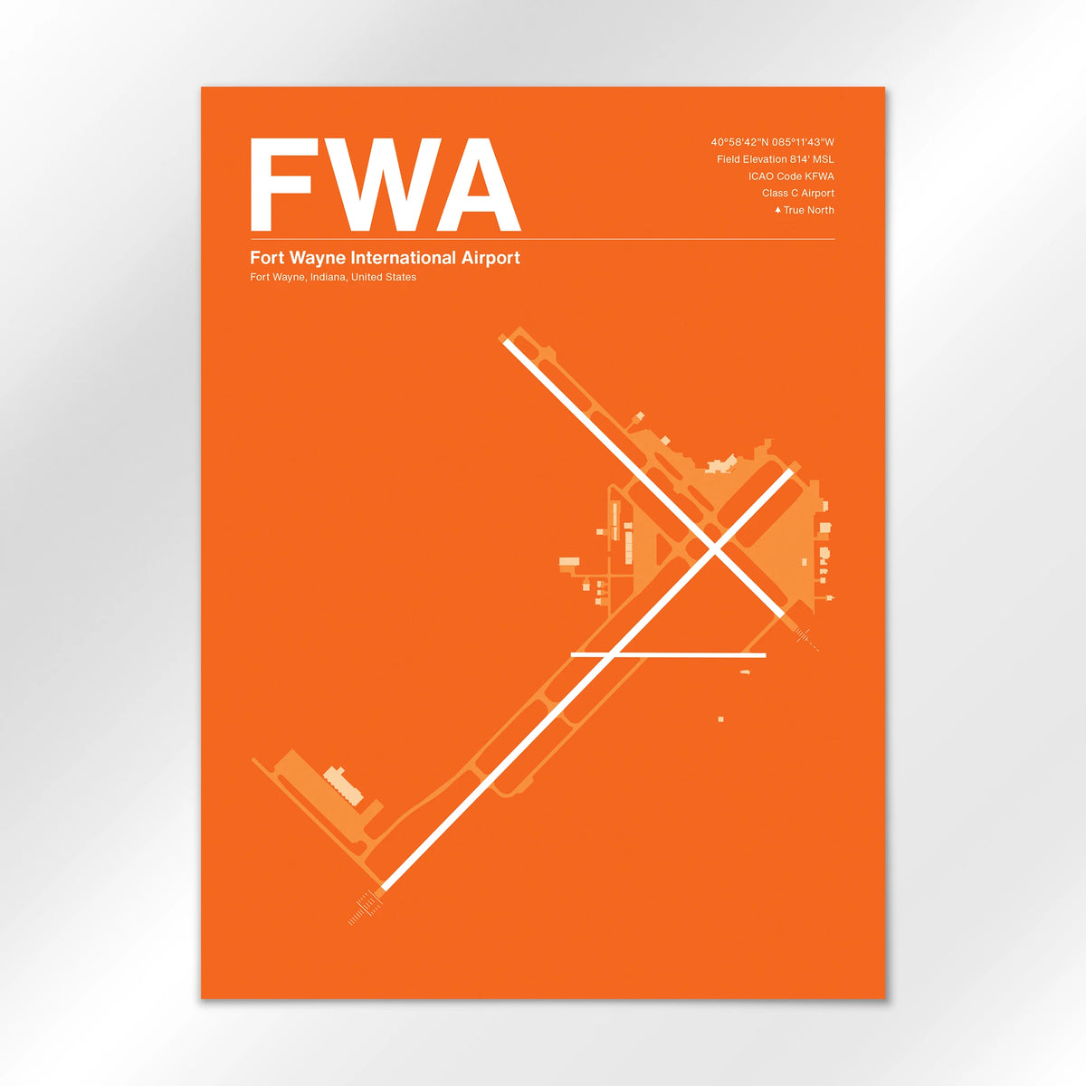 FWA Airport Diagram