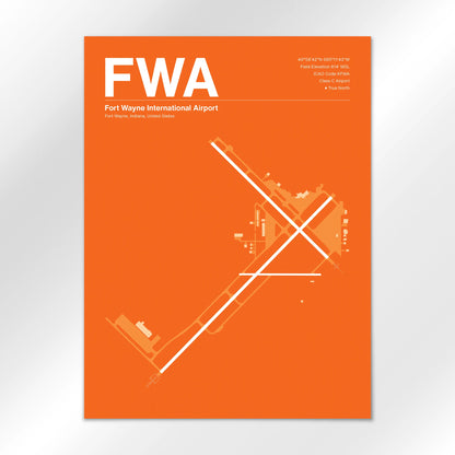 FWA Airport Diagram