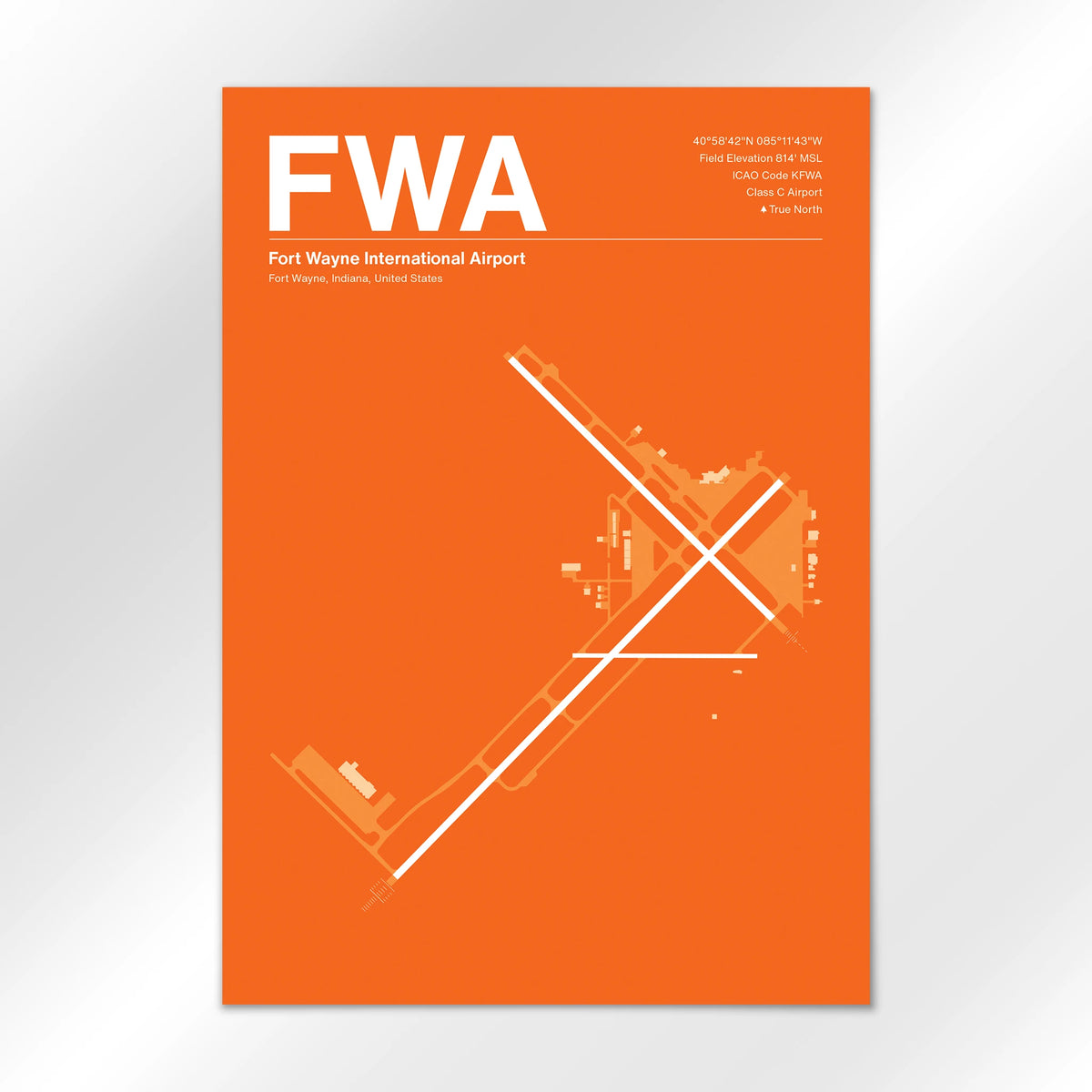 FWA Airport Diagram