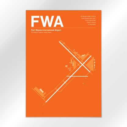 FWA Airport Diagram