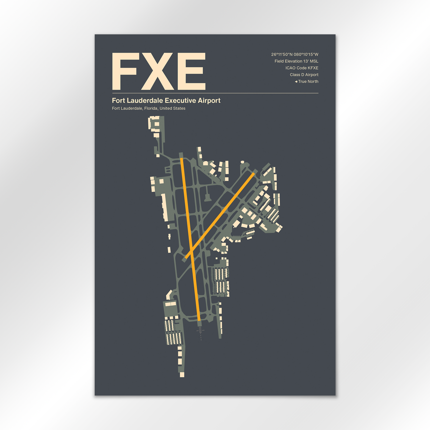 FXE Airport Diagram