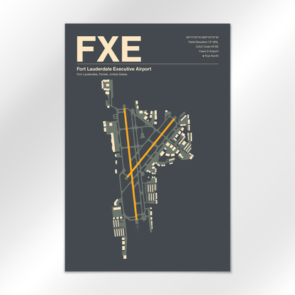 FXE Airport Diagram