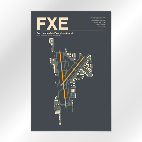 FXE Airport Diagram
