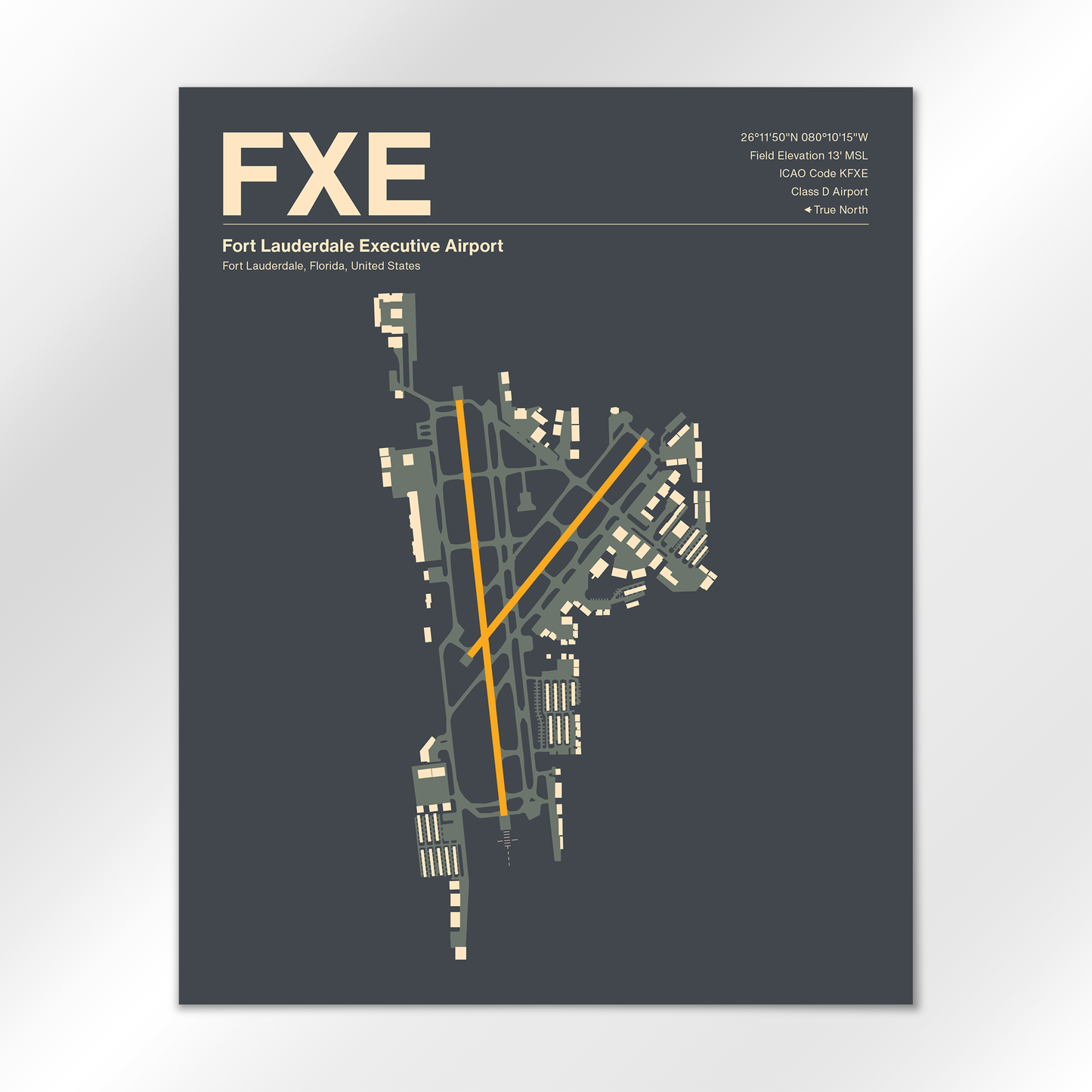 FXE Airport Diagram