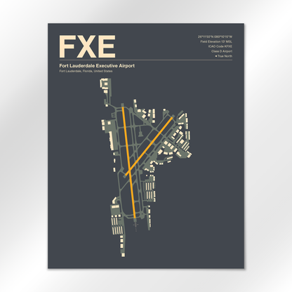 FXE Airport Diagram