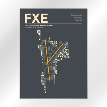 FXE Airport Diagram