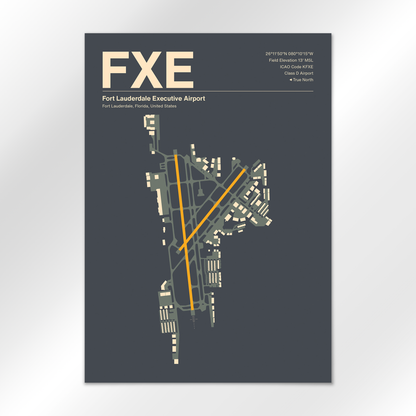 FXE Airport Diagram