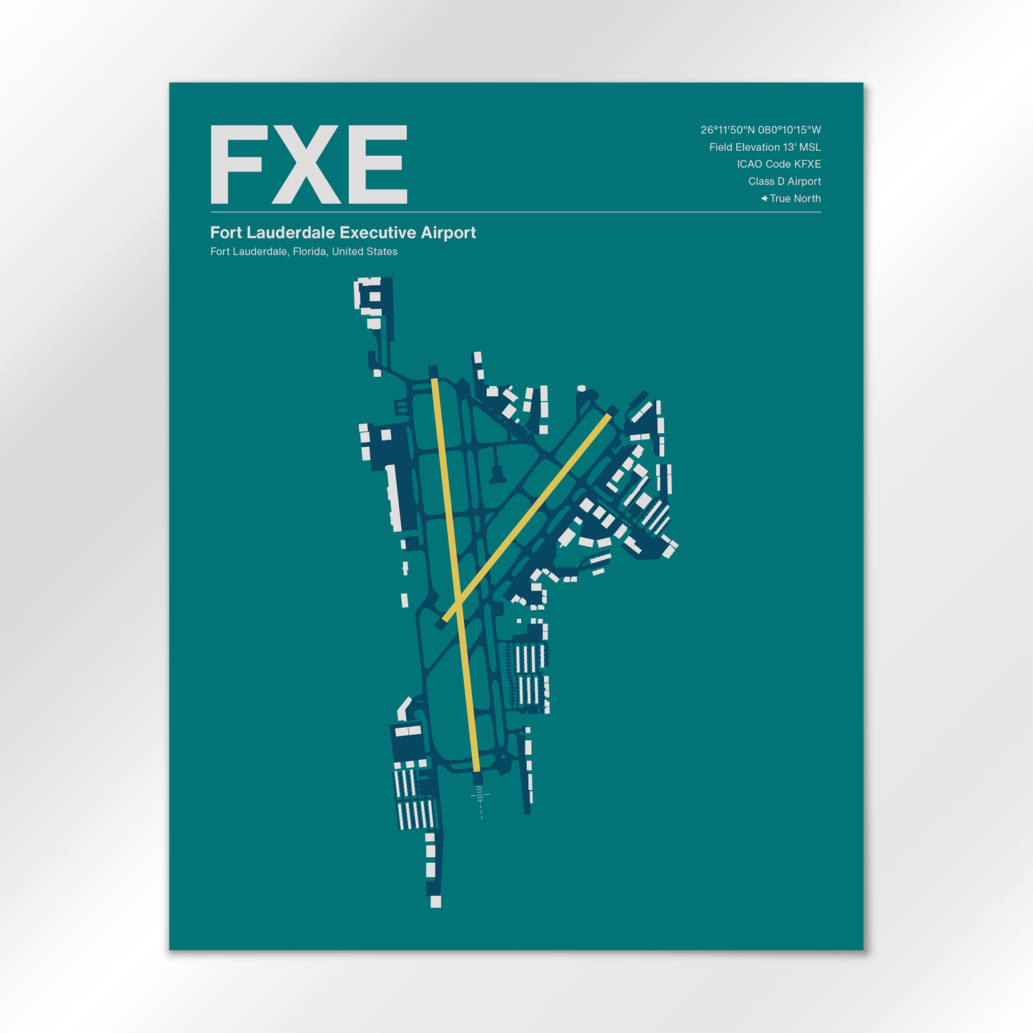 FXE Airport Diagram