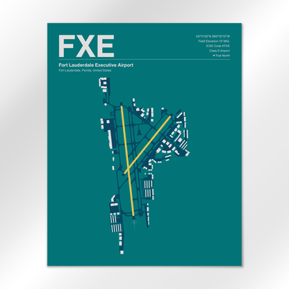 FXE Airport Diagram