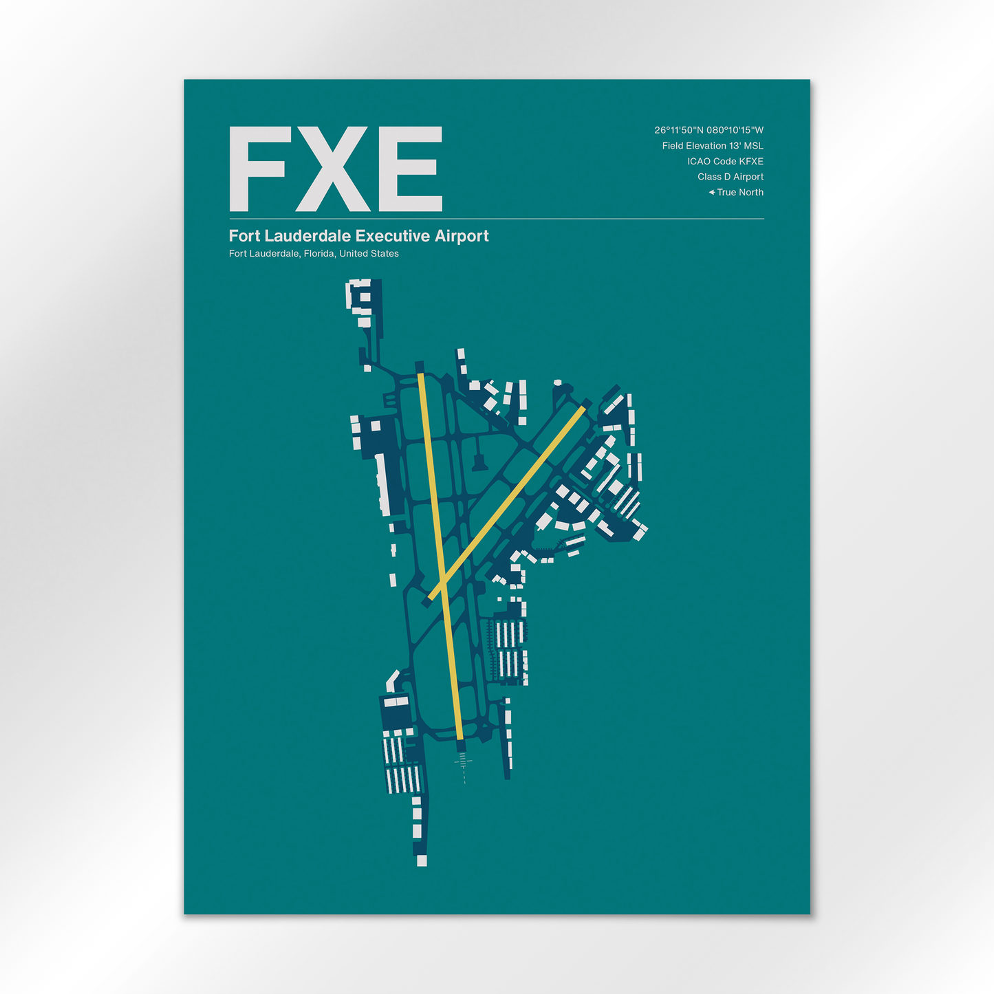 FXE Airport Diagram