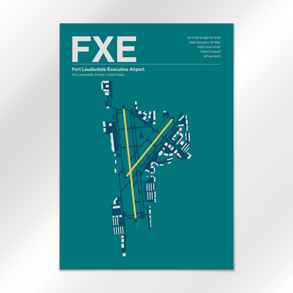 FXE Airport Diagram