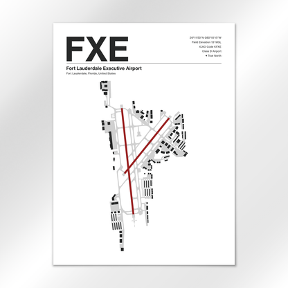 FXE Airport Diagram