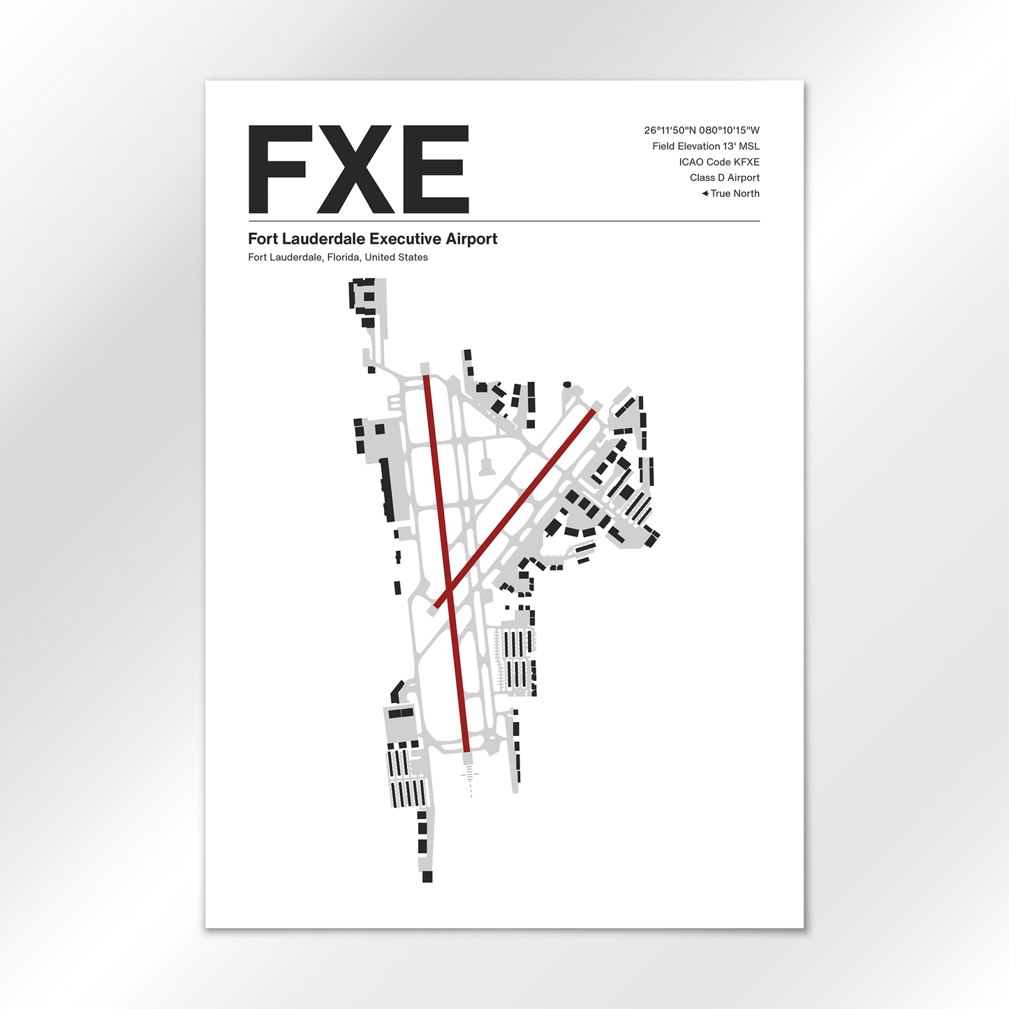 FXE Airport Diagram