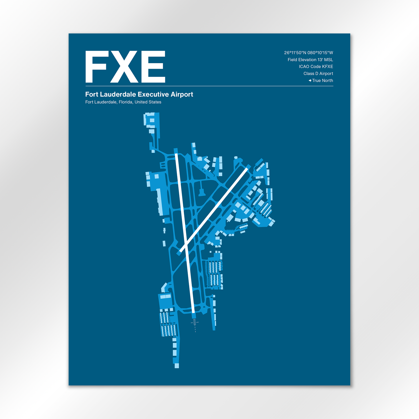 FXE Airport Diagram