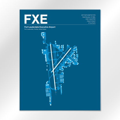 FXE Airport Diagram