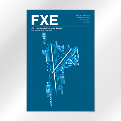 FXE Airport Diagram