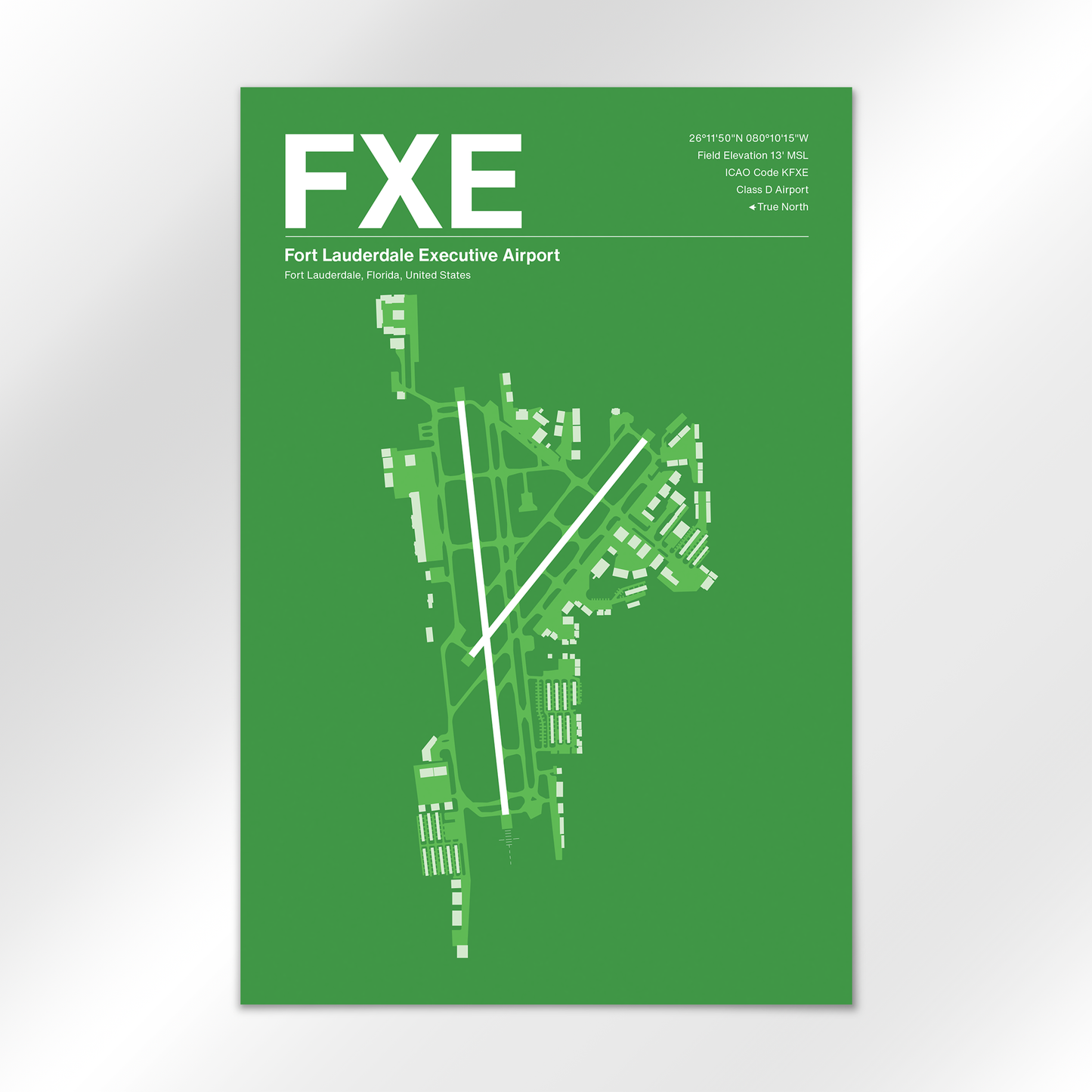 FXE Airport Diagram