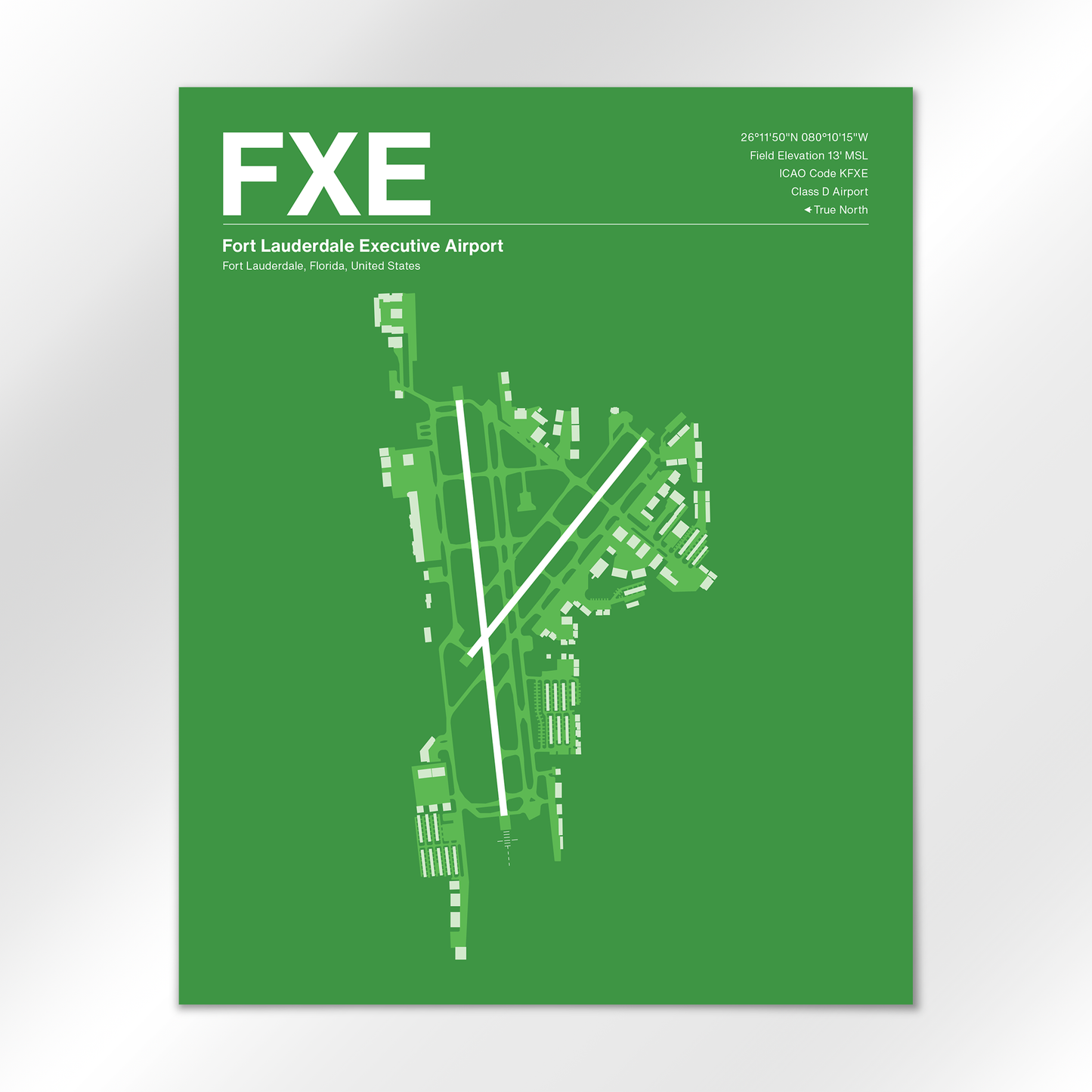 FXE Airport Diagram