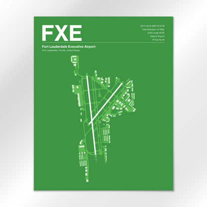 FXE Airport Diagram