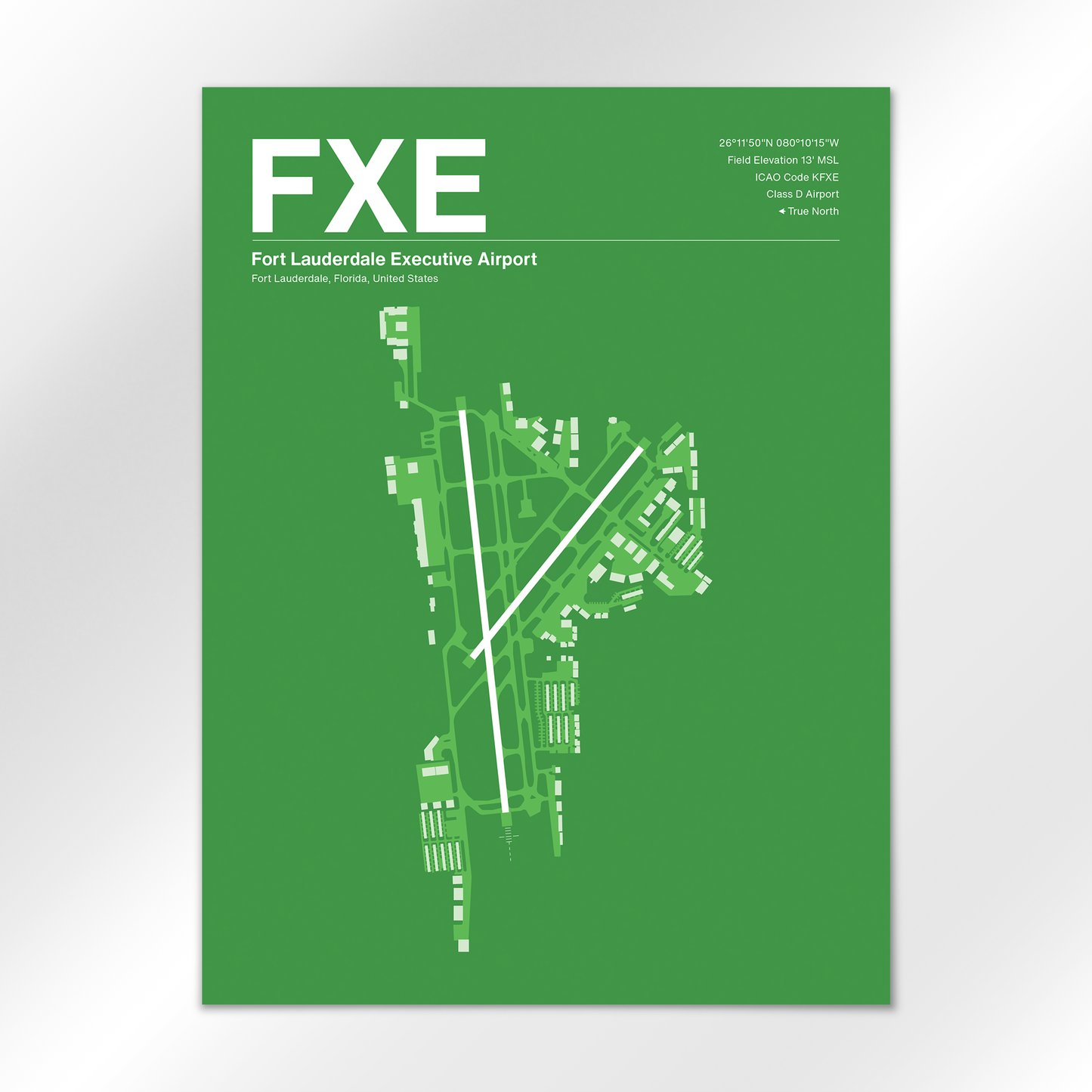FXE Airport Diagram