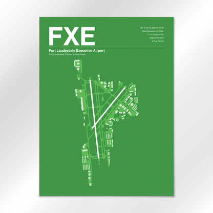 FXE Airport Diagram