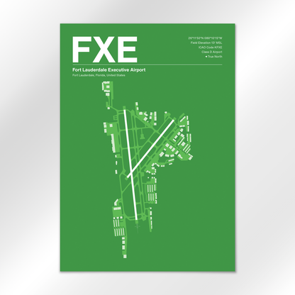 FXE Airport Diagram