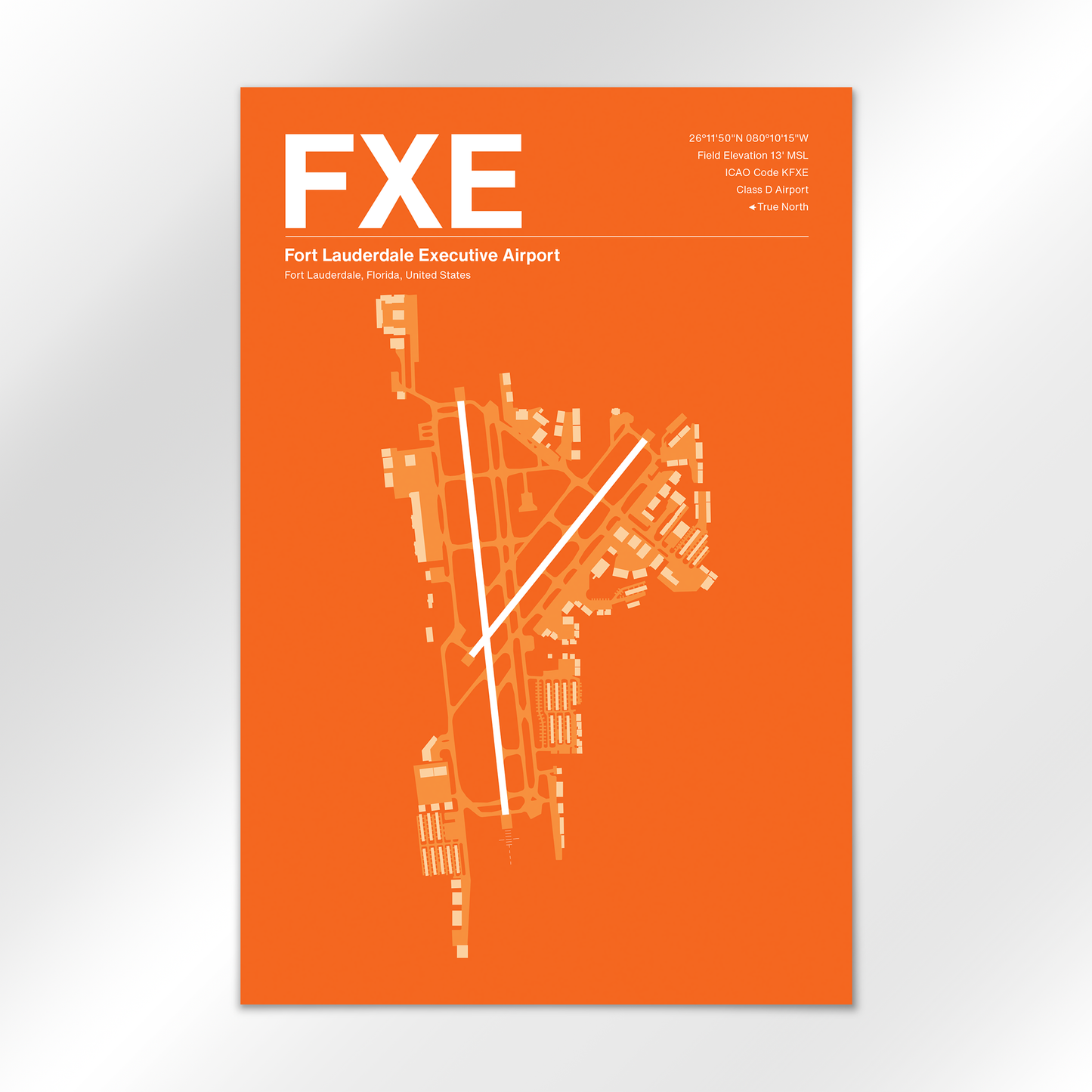 FXE Airport Diagram