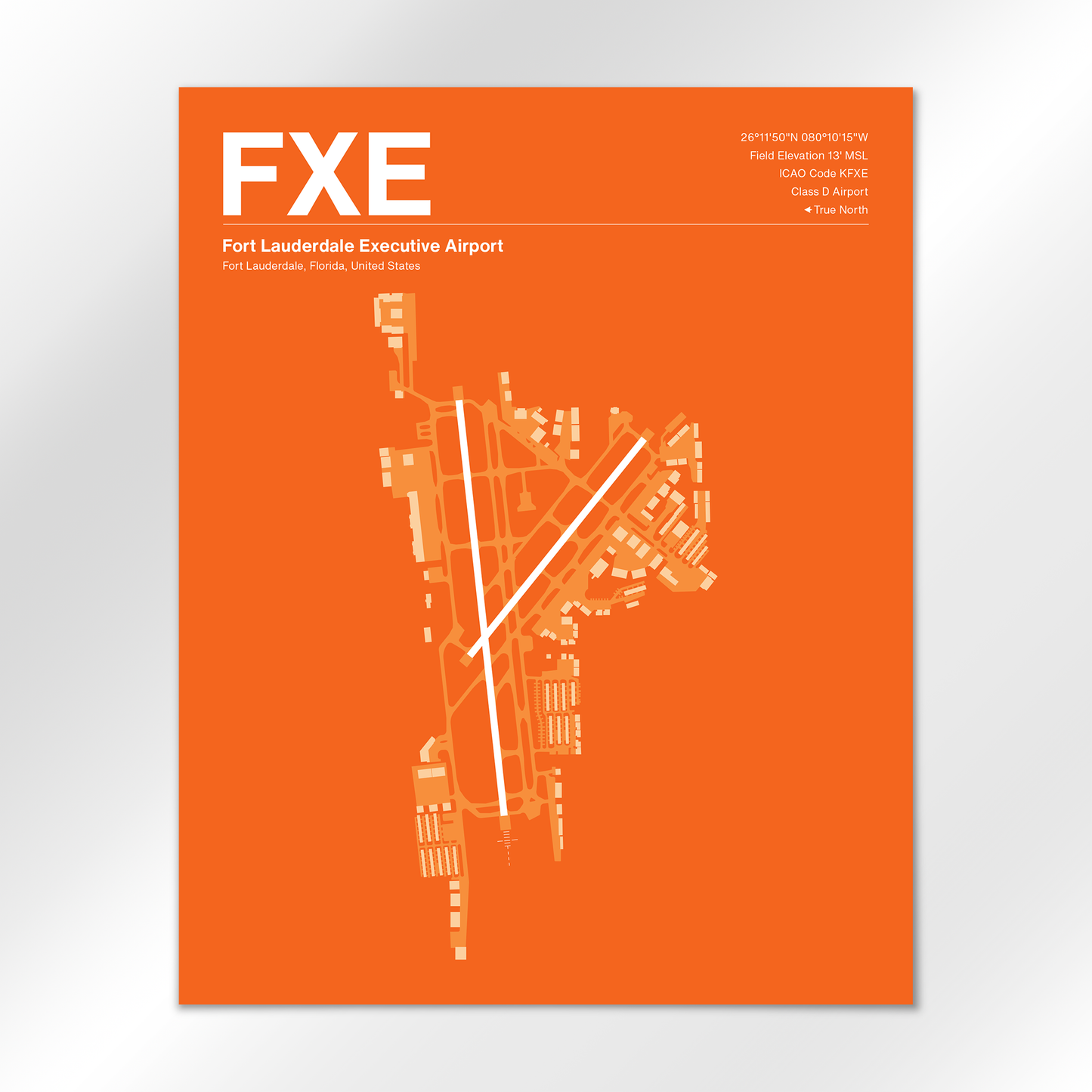 FXE Airport Diagram