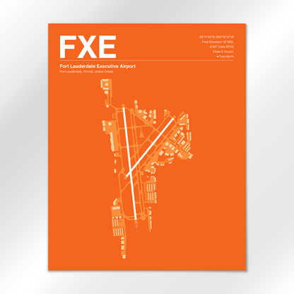 FXE Airport Diagram