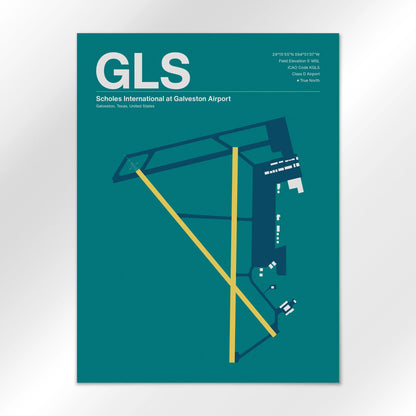 GLS Airport Diagram