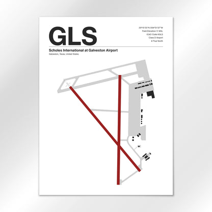 GLS Airport Diagram