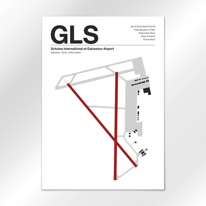 GLS Airport Diagram