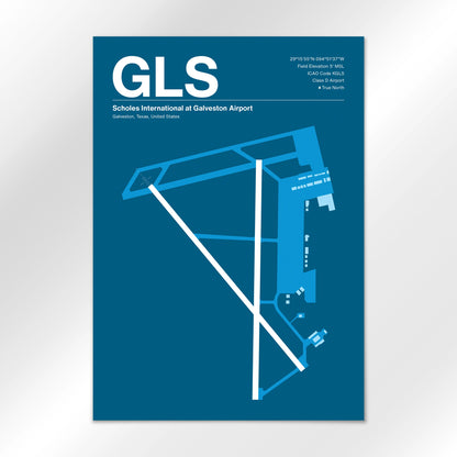 GLS Airport Diagram