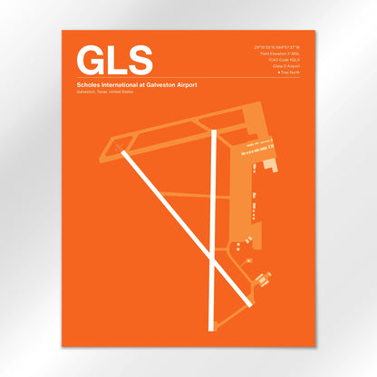 GLS Airport Diagram