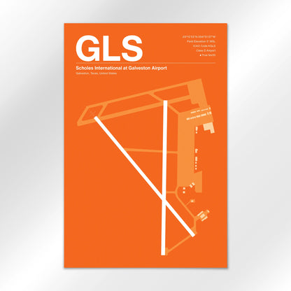 GLS Airport Diagram