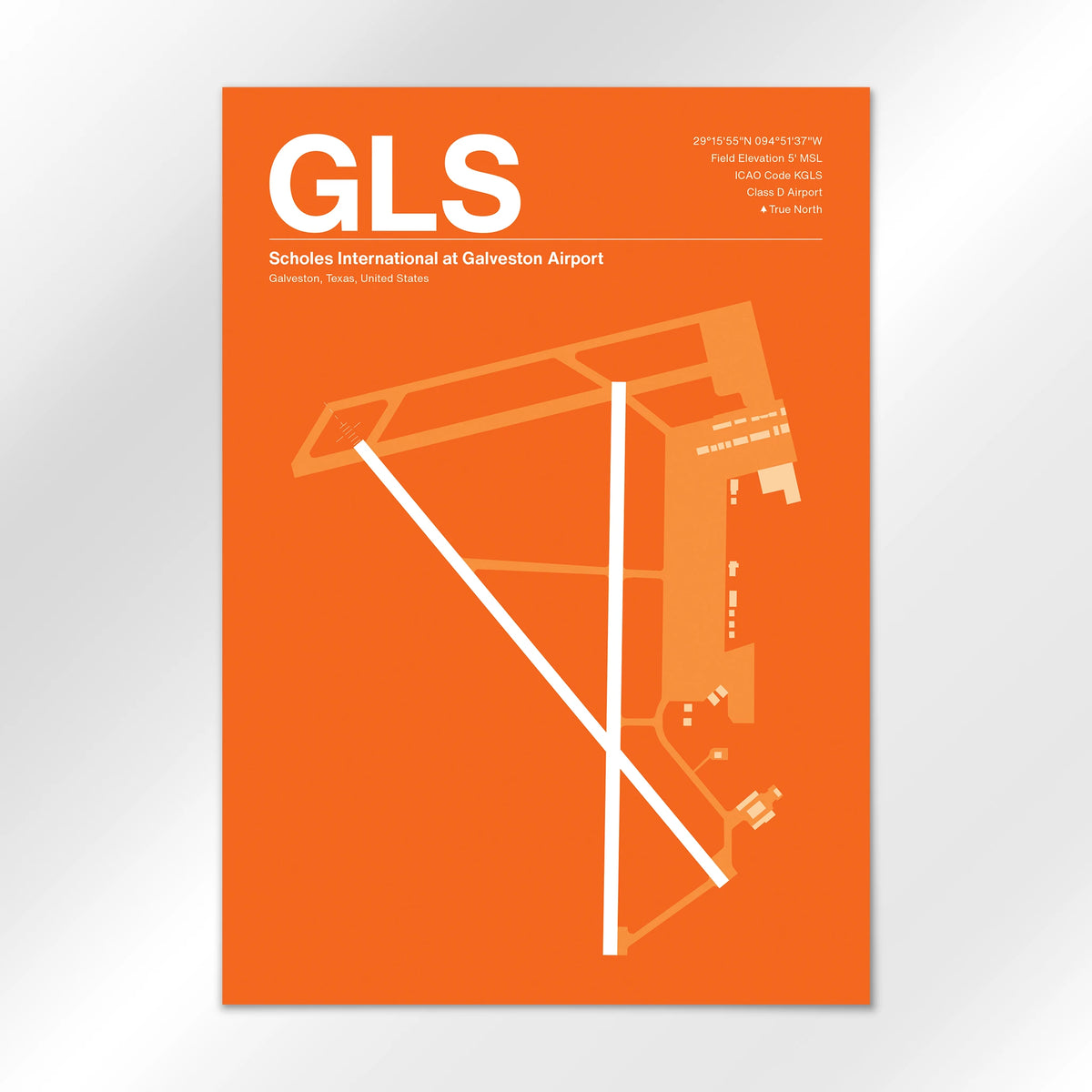 GLS Airport Diagram