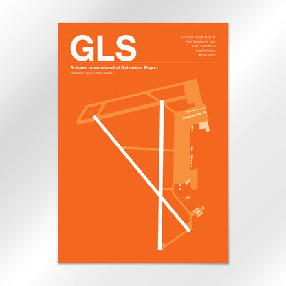 GLS Airport Diagram
