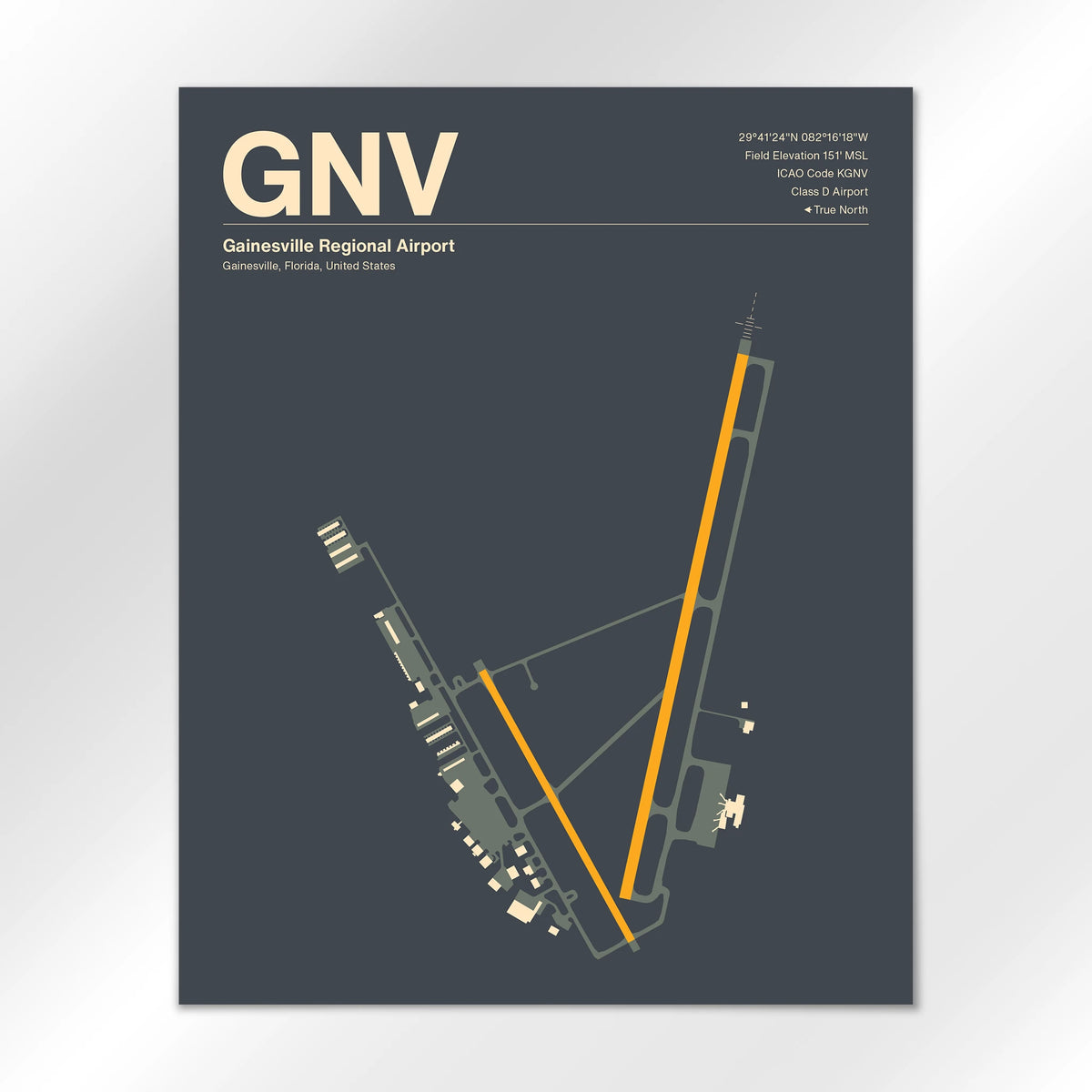GNV Airport Diagram