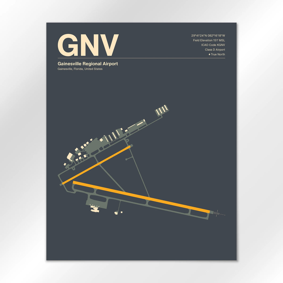 GNV Airport Diagram