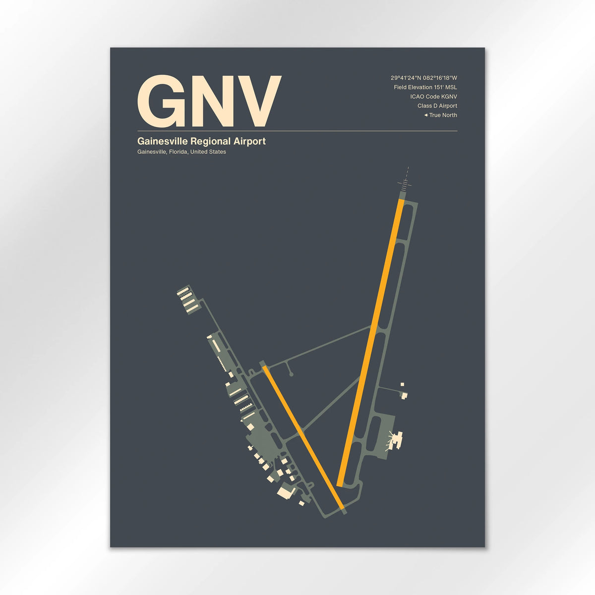 GNV Airport Diagram