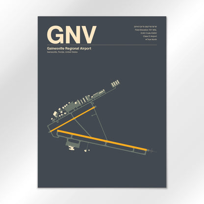 GNV Airport Diagram
