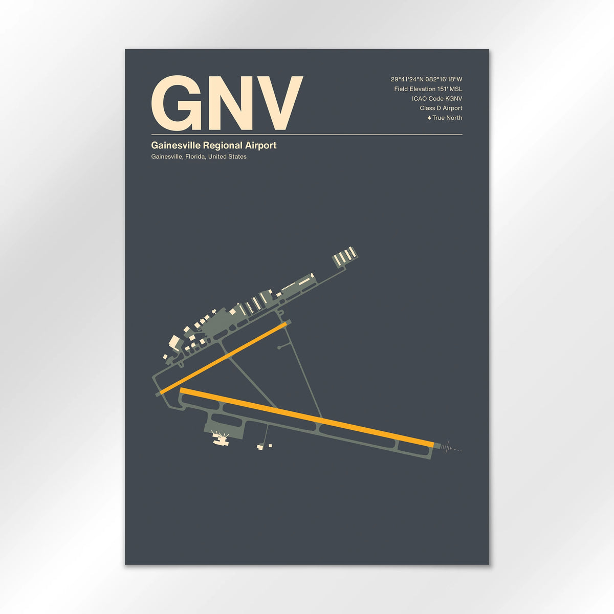 GNV Airport Diagram