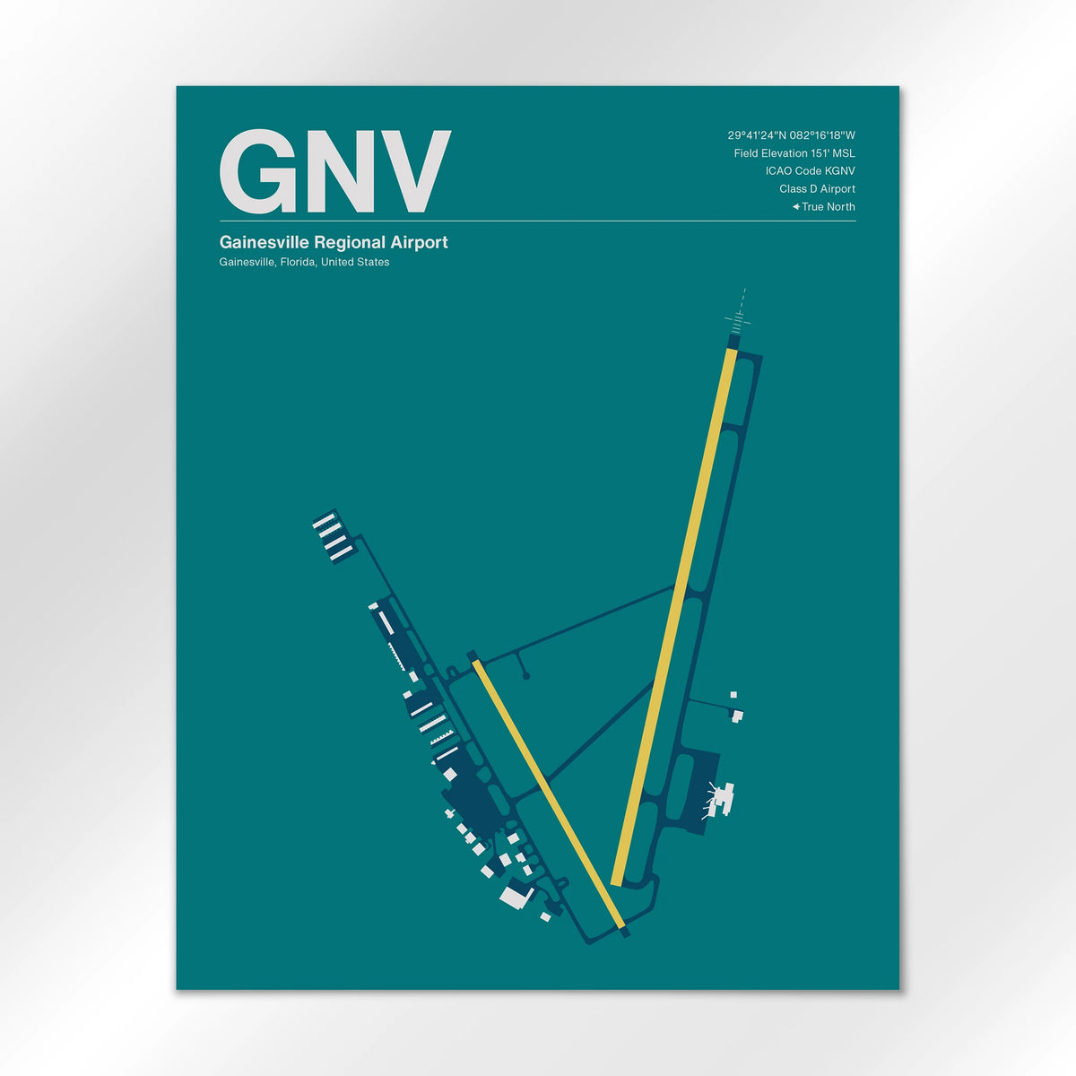 GNV Airport Diagram