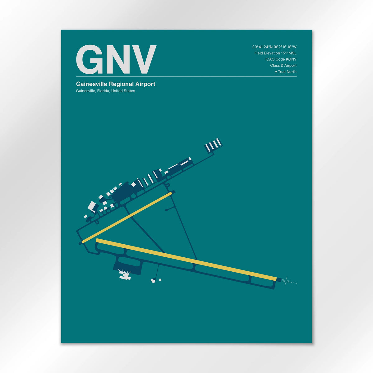 GNV Airport Diagram