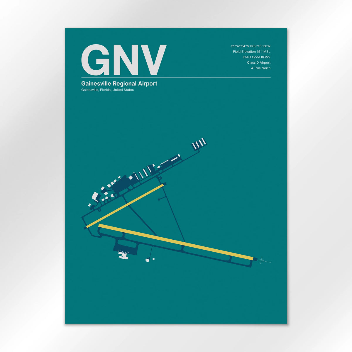 GNV Airport Diagram