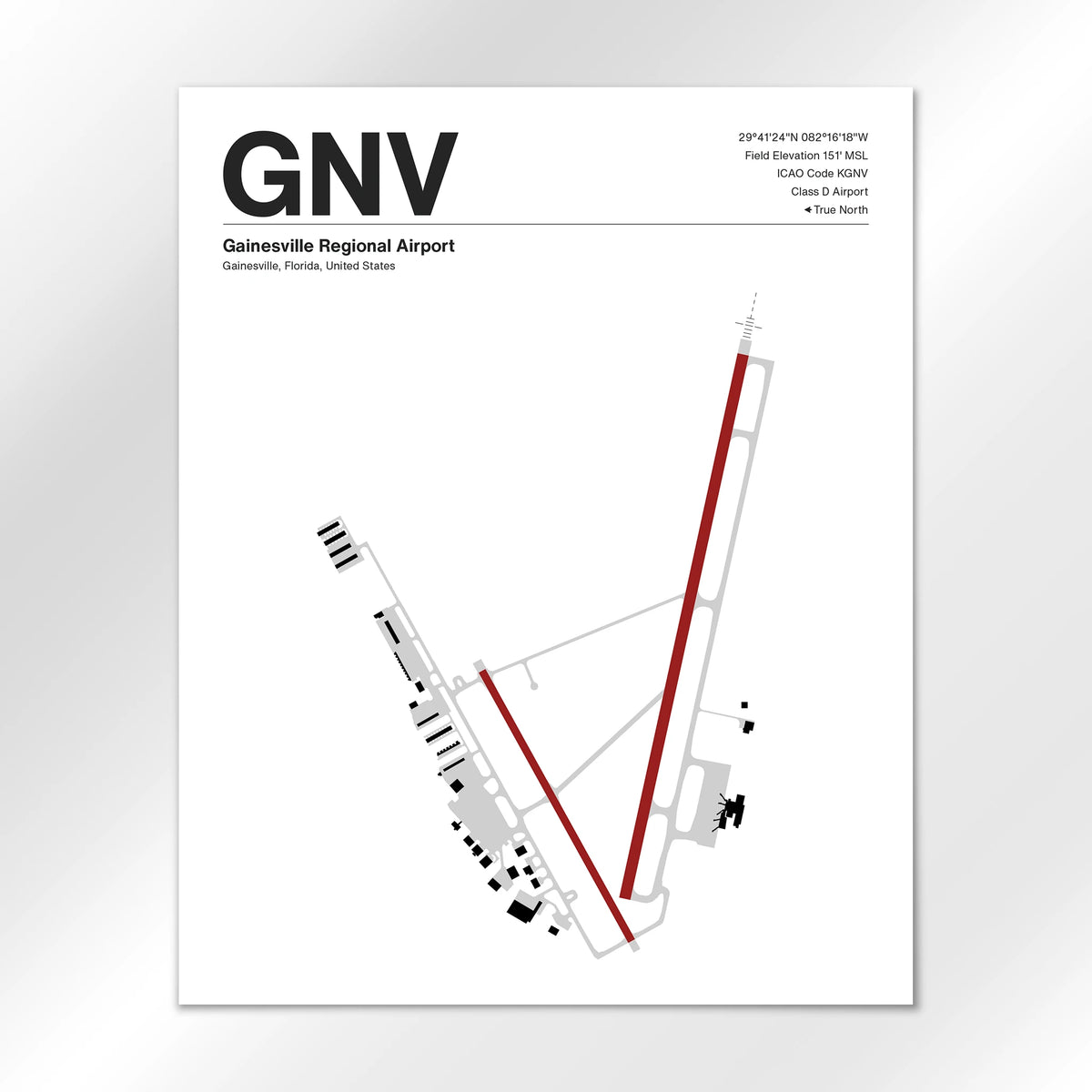 GNV Airport Diagram