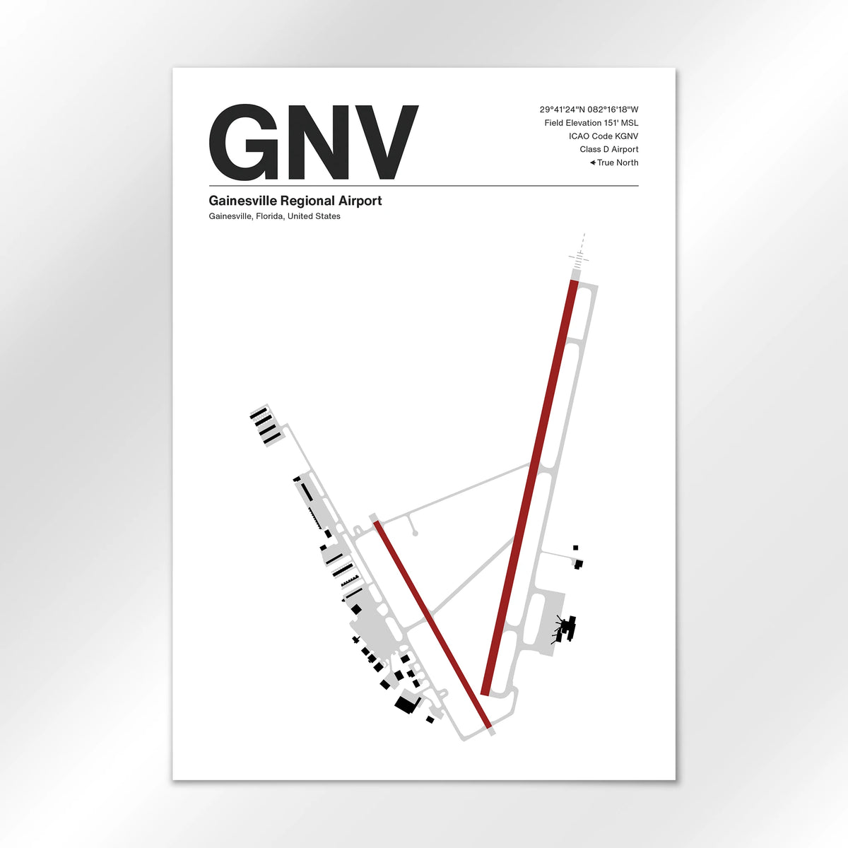 GNV Airport Diagram